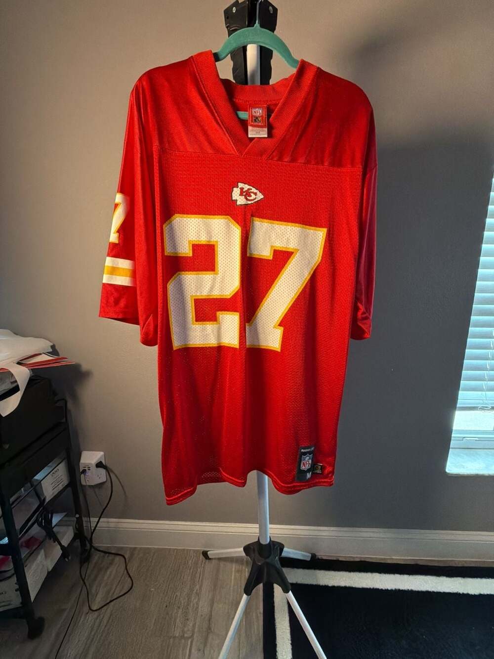 Reebok Larry Johnson Kansas City Chiefs #27 Red NFL Jersey Size Medium